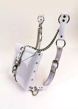 TONKA Square Backpack Bag PVC White