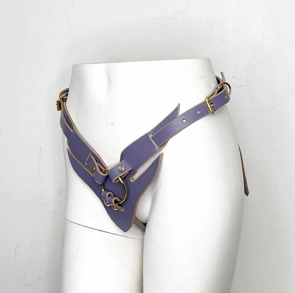 Seraphim Leather Strap On Harness