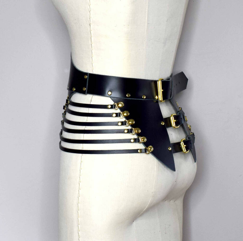 Dinah Leather Waist Cincher Belt