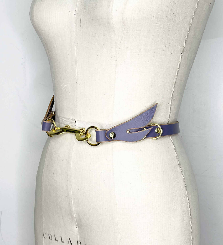 Seraphim Winged Leather Belt