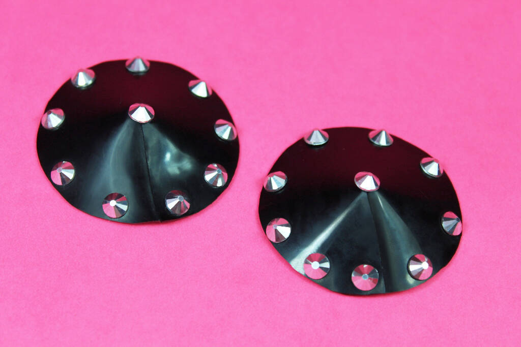 ROUND LATEX NIPPLE PASTIES ( PICK YOUR COLOUR )