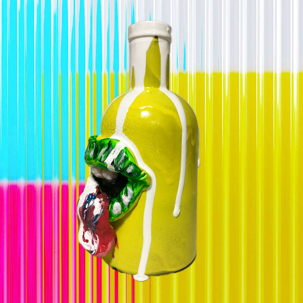 Kinky bud vase - Lime