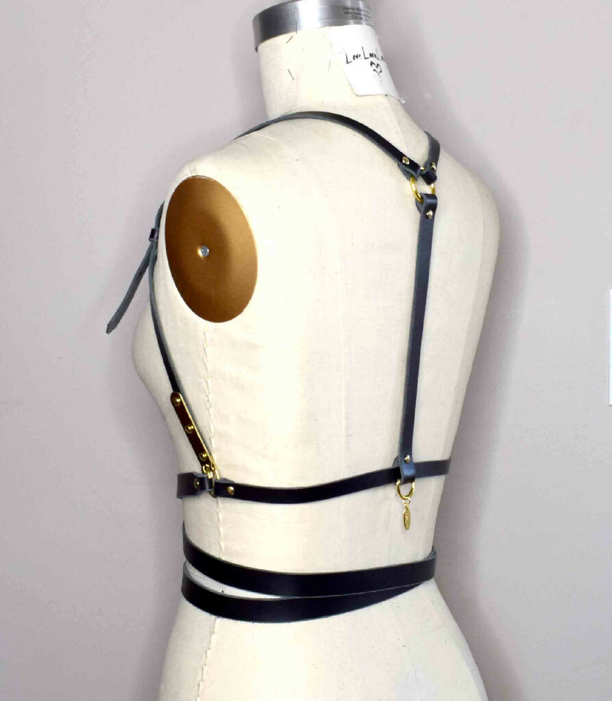 Nymph Wrapped Leather Harness