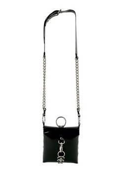 BARBARA Purse in Black PVC
