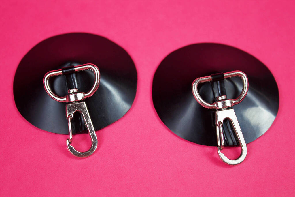 ROUND LATEX NIPPLE PASTIES (SWIVEL CLASPS)