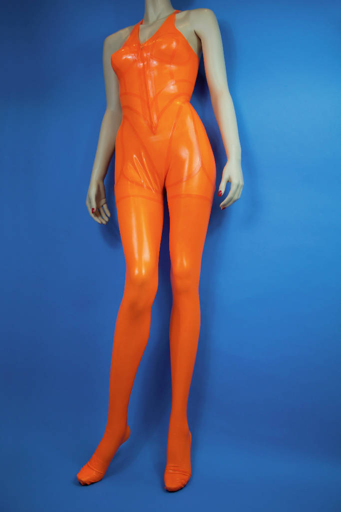 Sleeveless Latex Catsuit ( Pick Your Colour )
