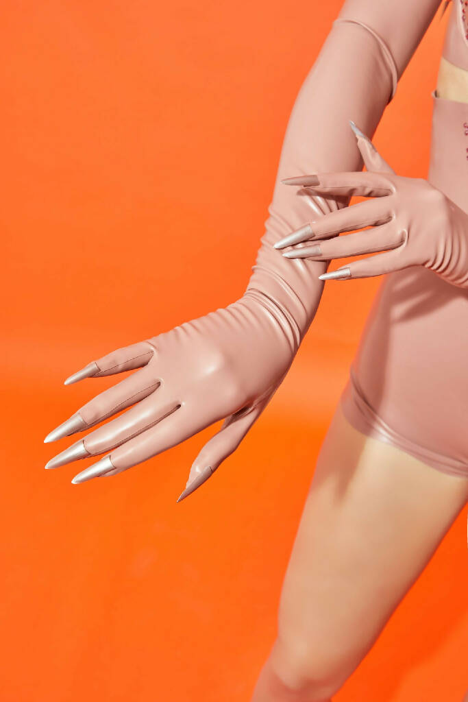 LONG OPERA LATEX GLOVES ( HANDMADE / PICK YOUR COLOUR )