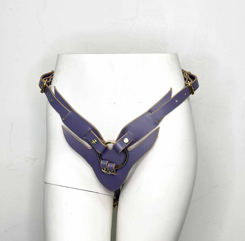 Seraphim Leather Strap On Harness