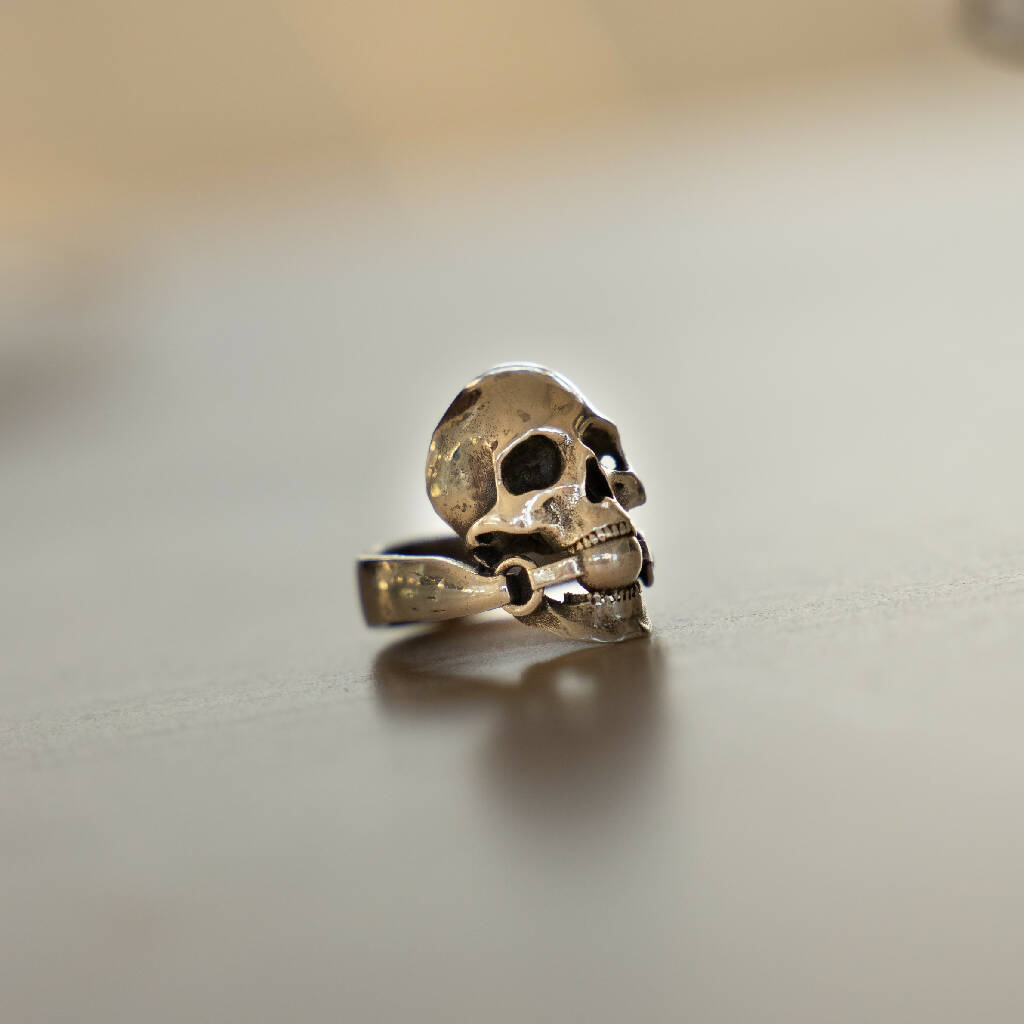 Original Ballgag Skull Ring