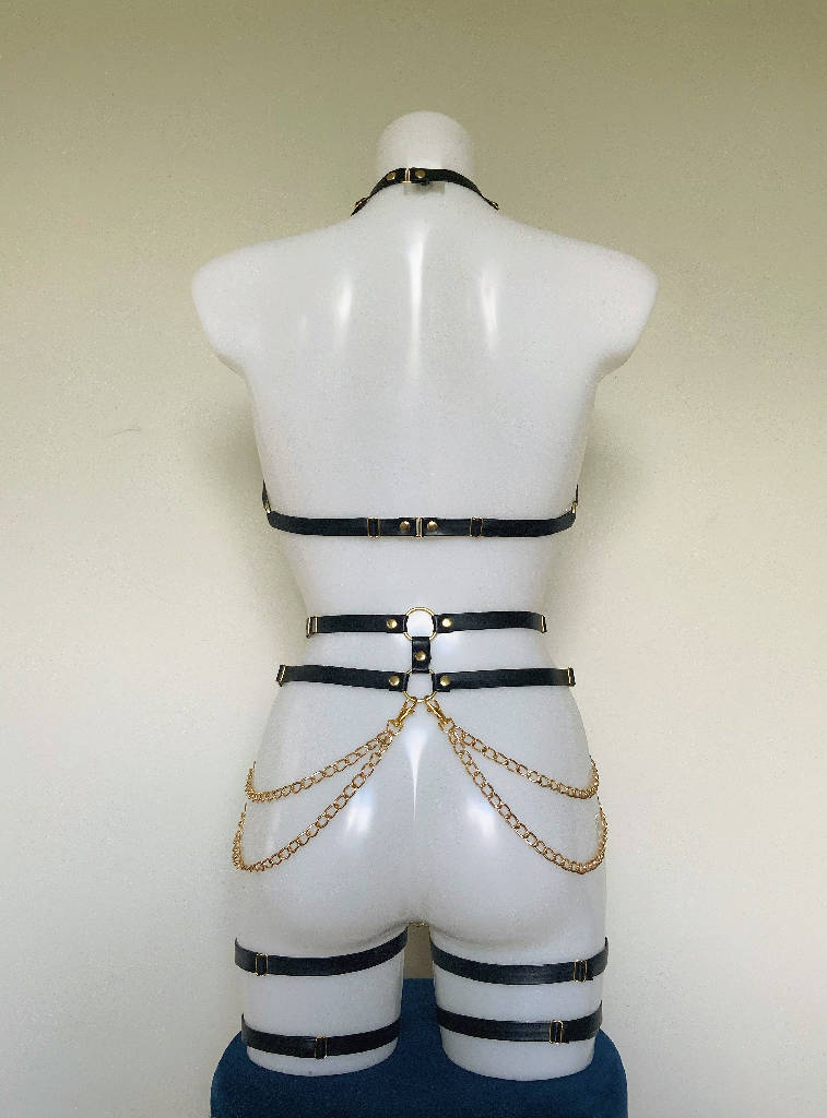 Ritual Full Body Vegan Leather Harness