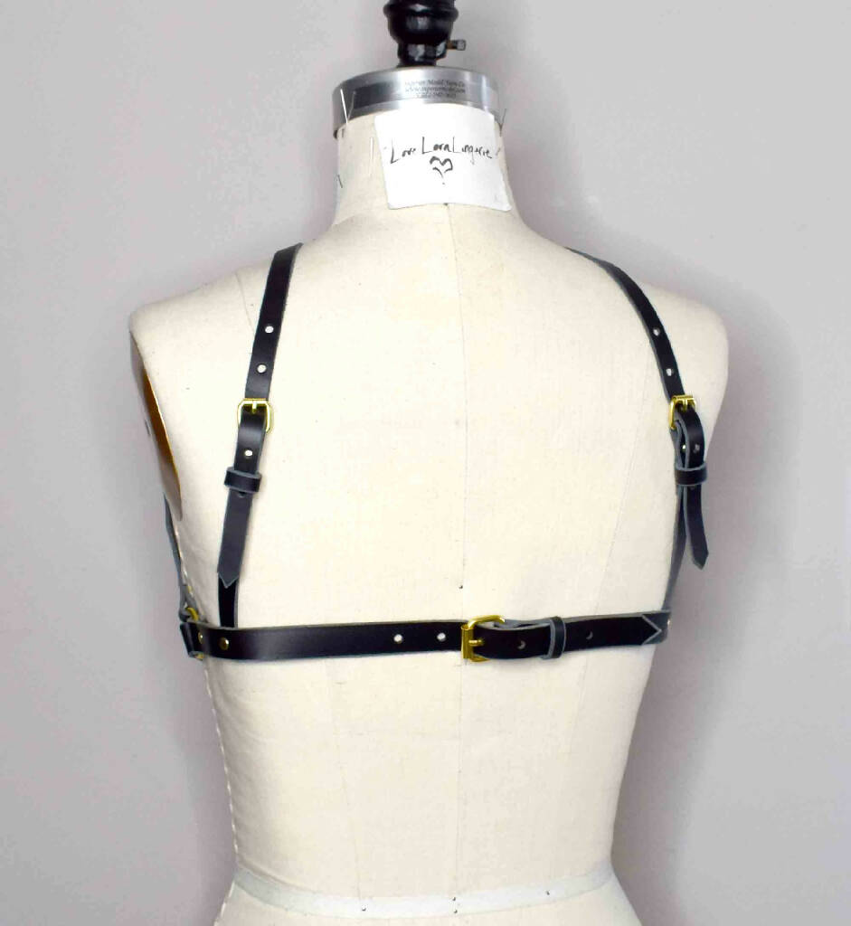 Nymph Leather Harness Bra