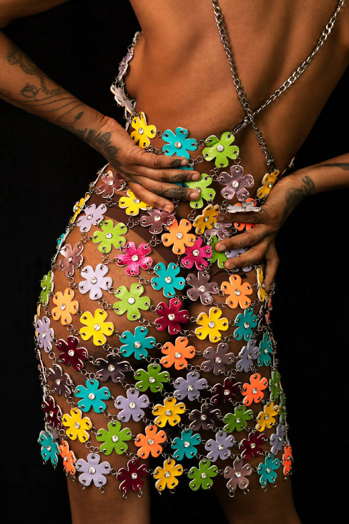 Custom Flower Link Dress