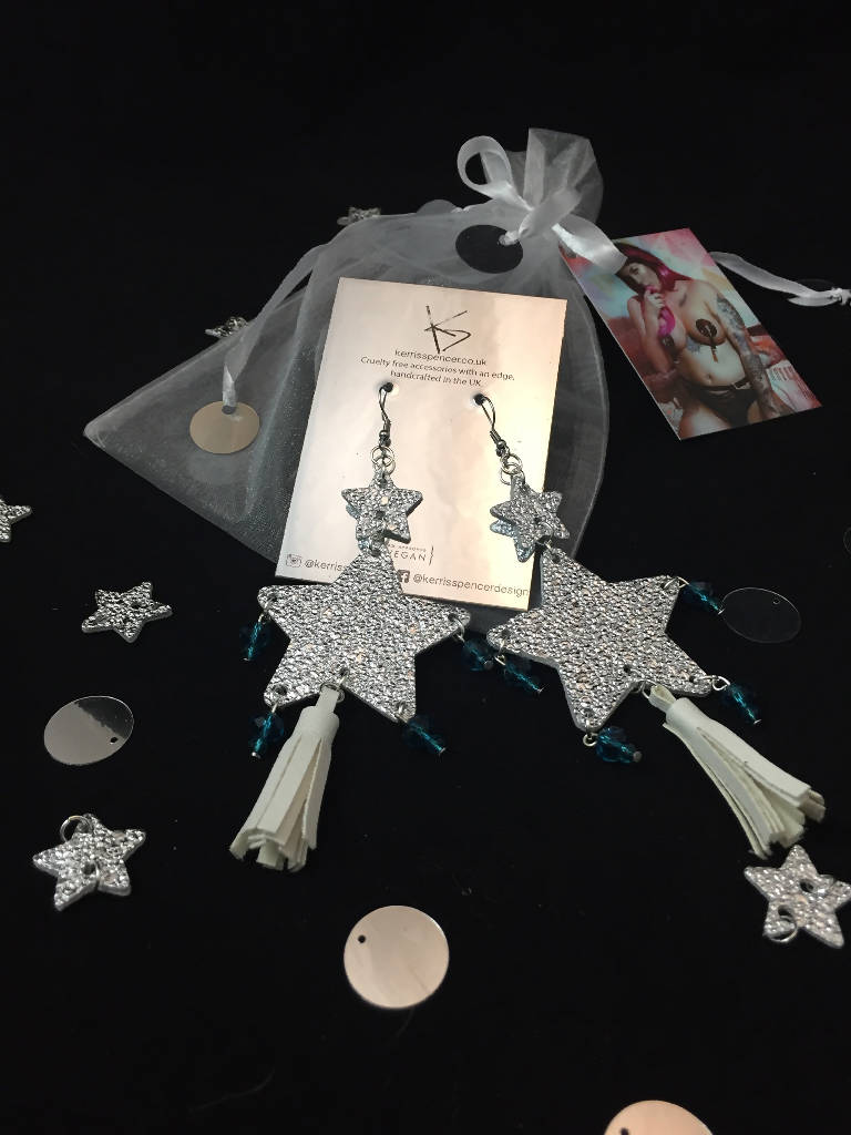 Double Star Earrings