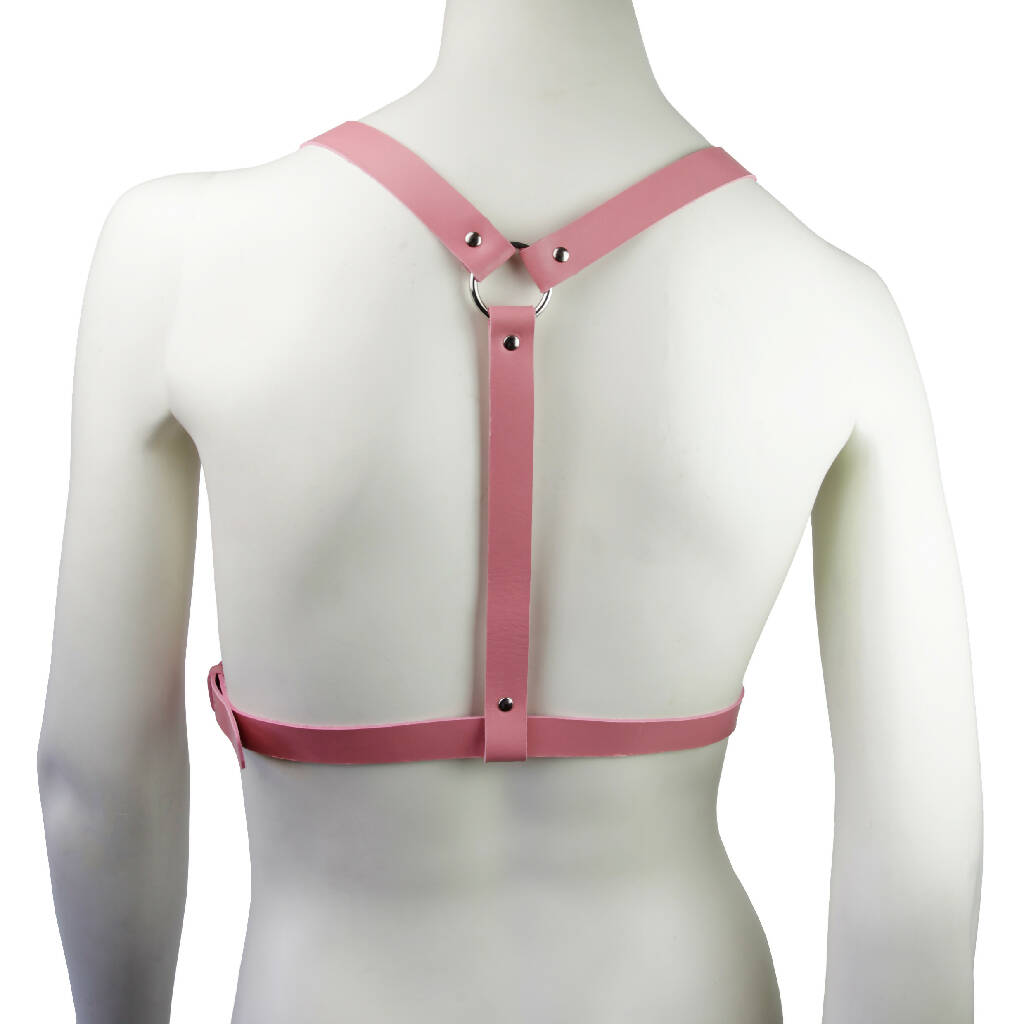 Leather Harness Pink