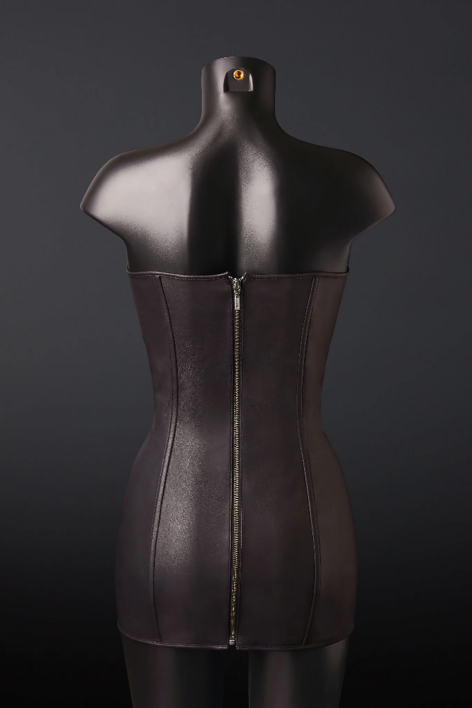 HouseofSXNUltraBlackLeatherDress_1