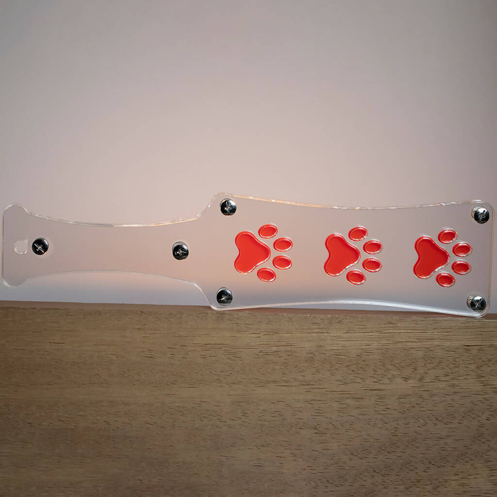 Pup Paws Cutout Spanking Paddle