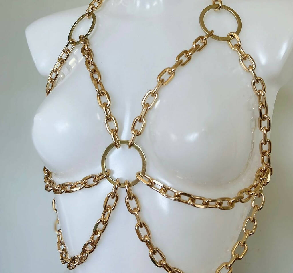 ROX STAR chain bra harness