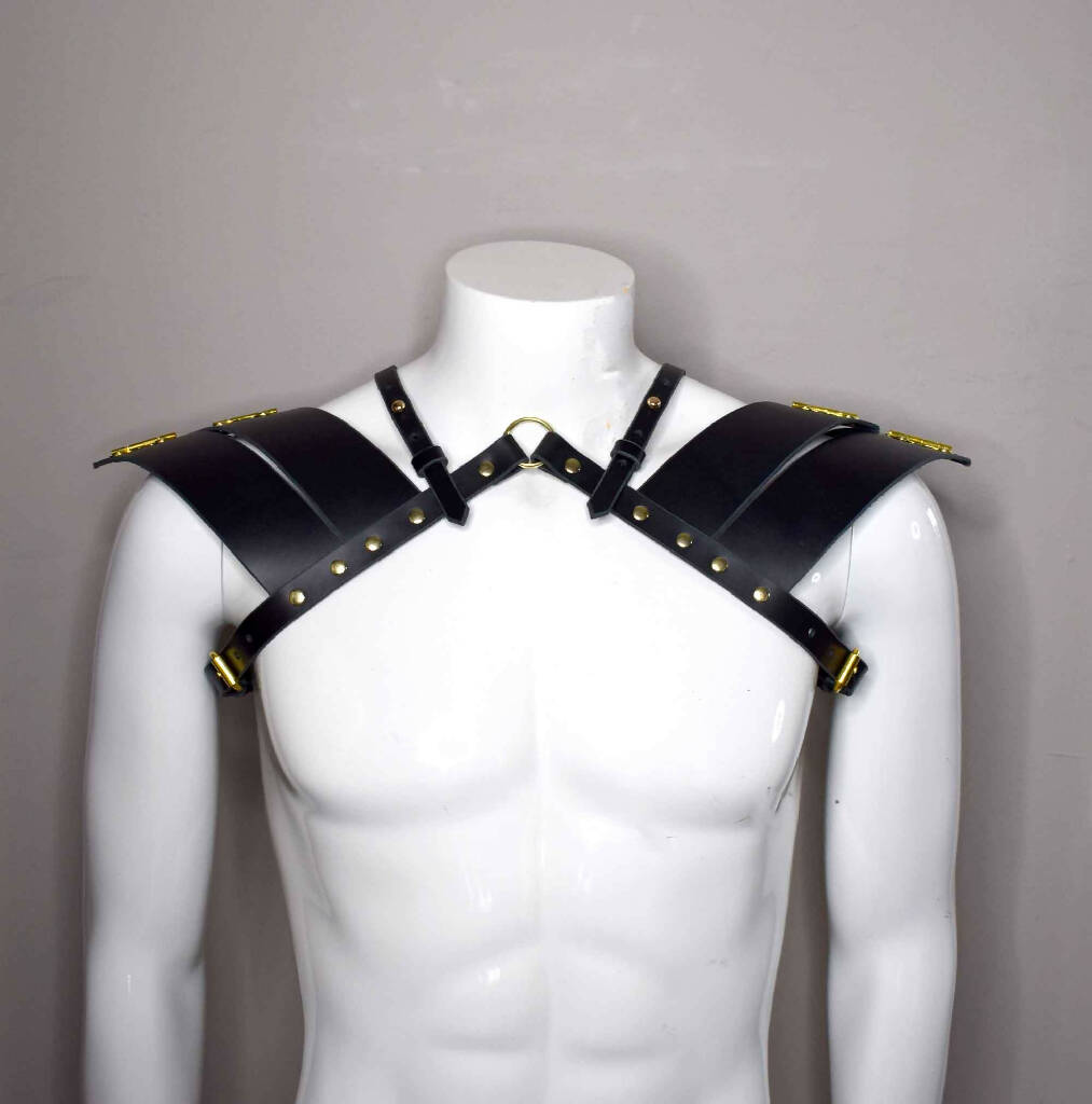 God Killer Leather Pauldron Shoulder Harness