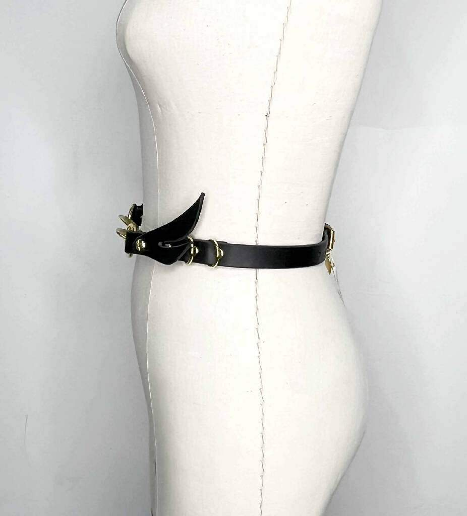 Seraphim Winged Leather Belt
