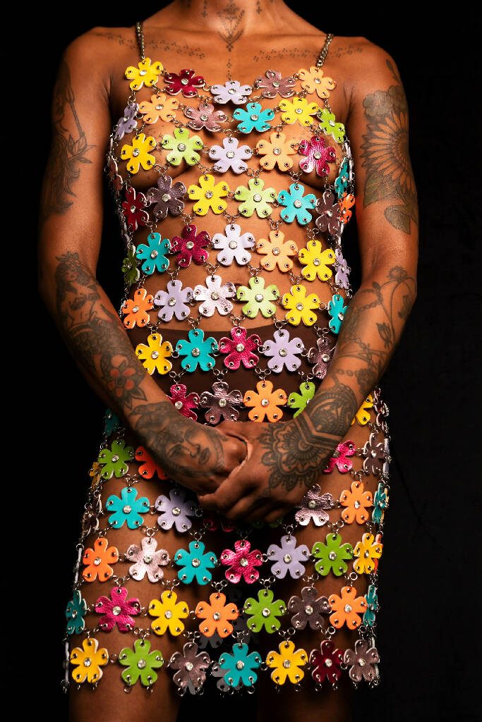 Custom Flower Link Dress