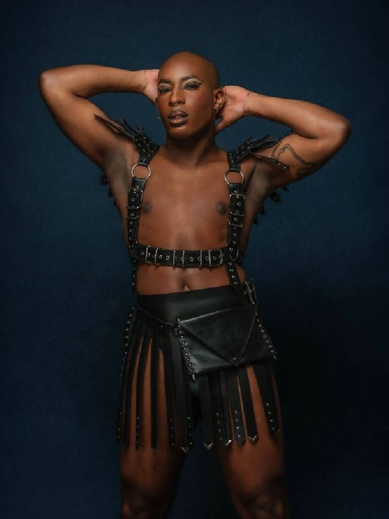 Unisex Vegan Feather Epaulettes