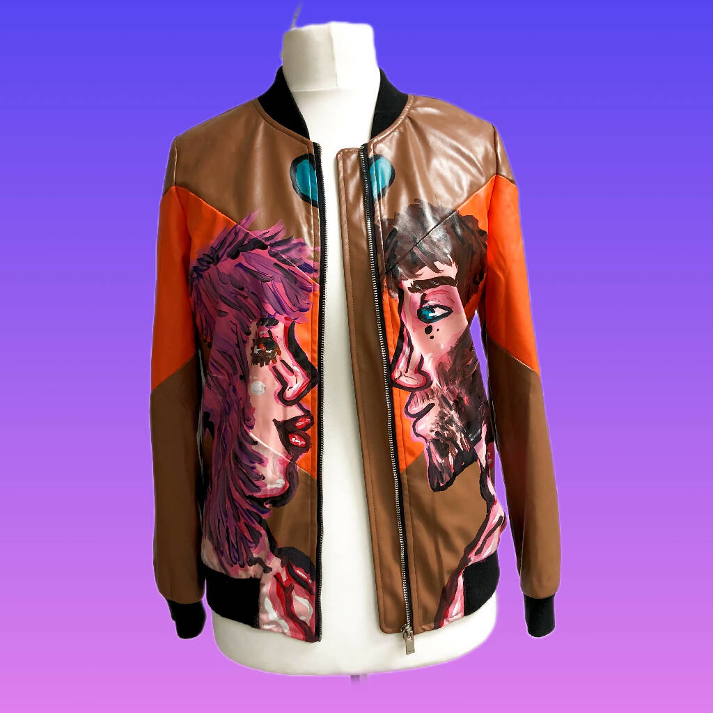 Hand-painted jacket 