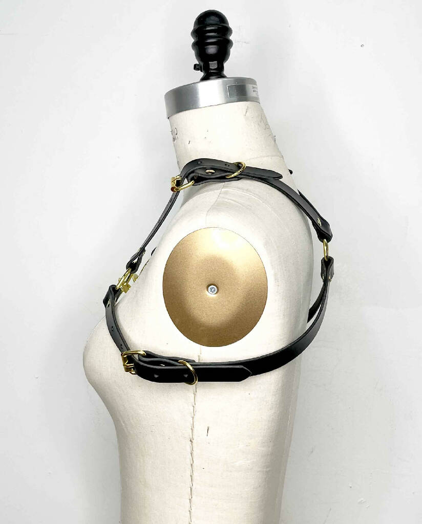 Seraphim Simple Leather Chest Bulldog Harness