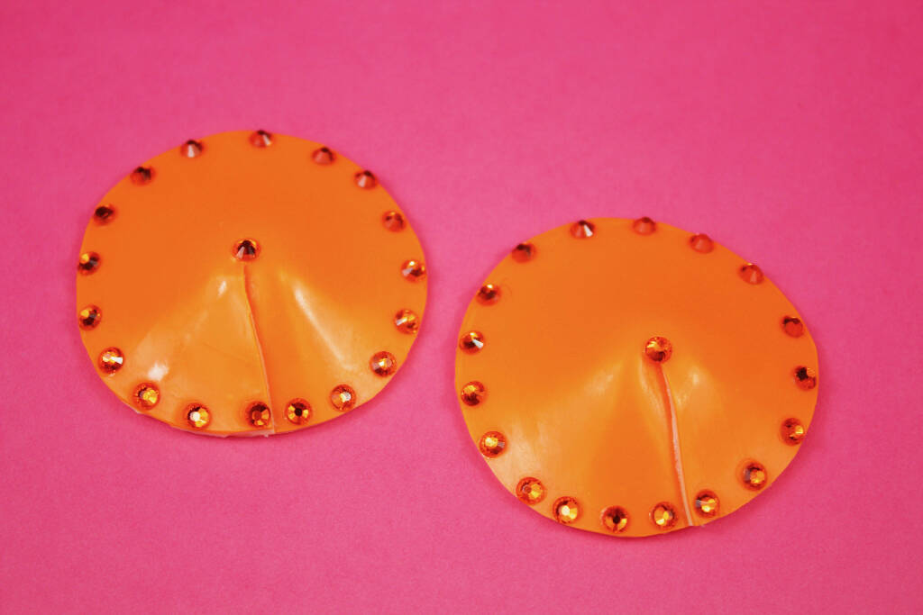 ROUND LATEX NIPPLE PASTIES ( PICK YOUR COLOUR )