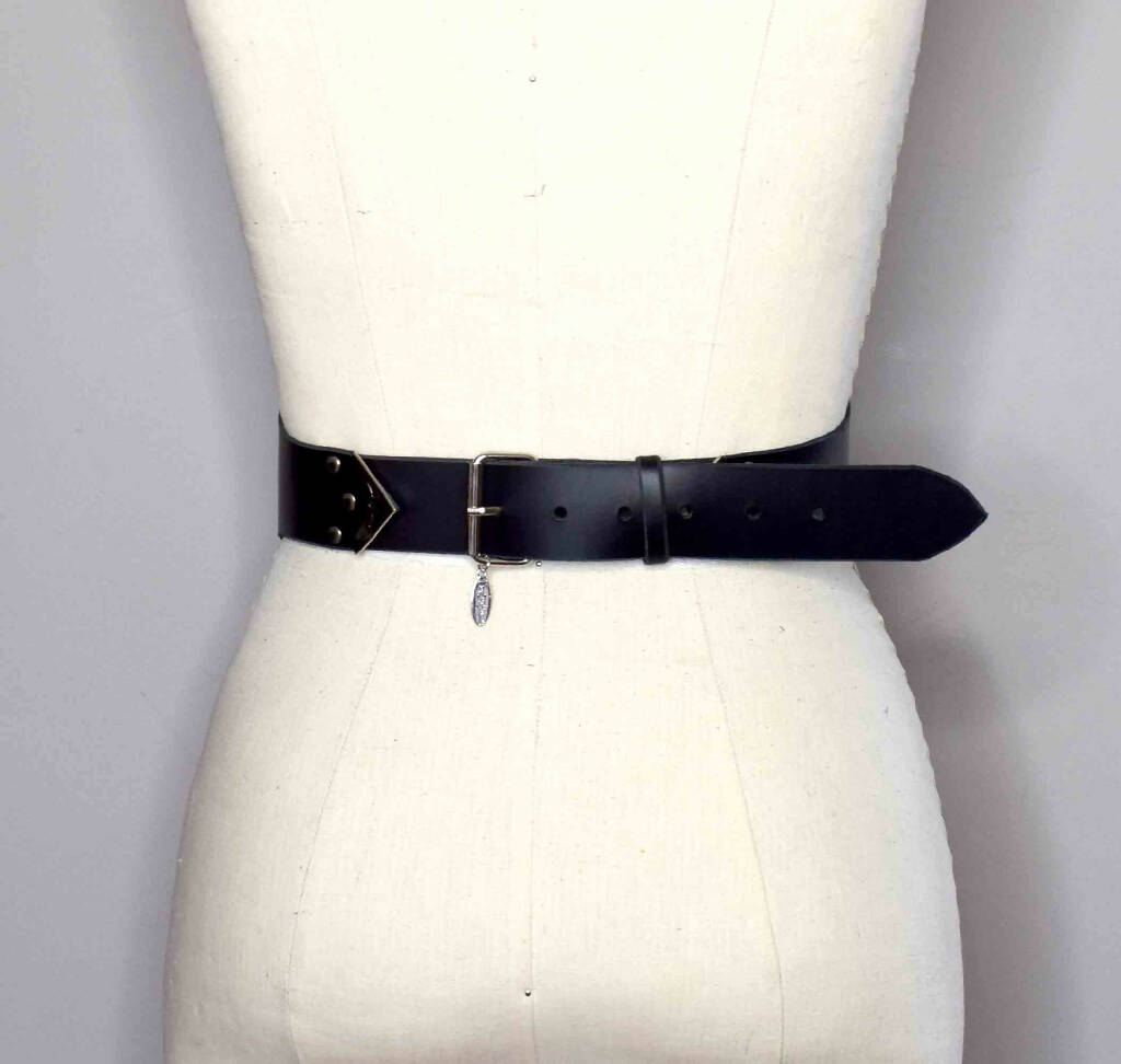 Sierra Hinged Leather Waist Belt
