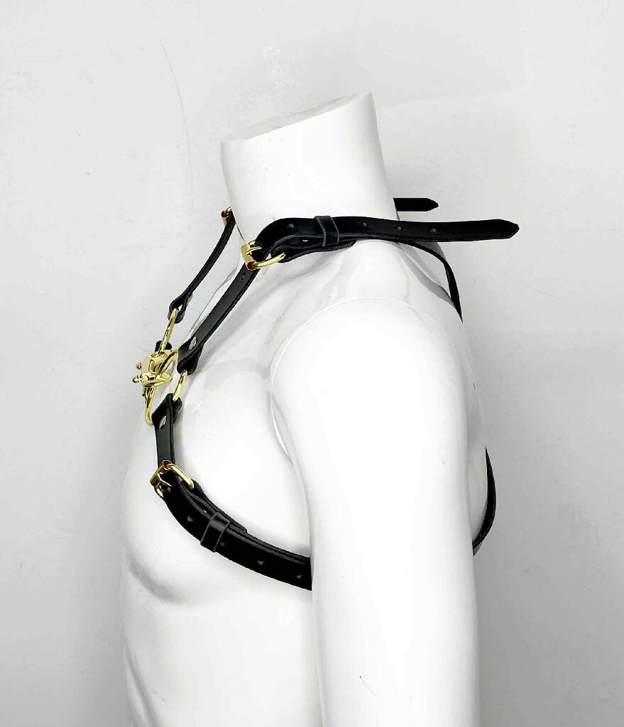 Seraphim Modular Leather Chest Harness