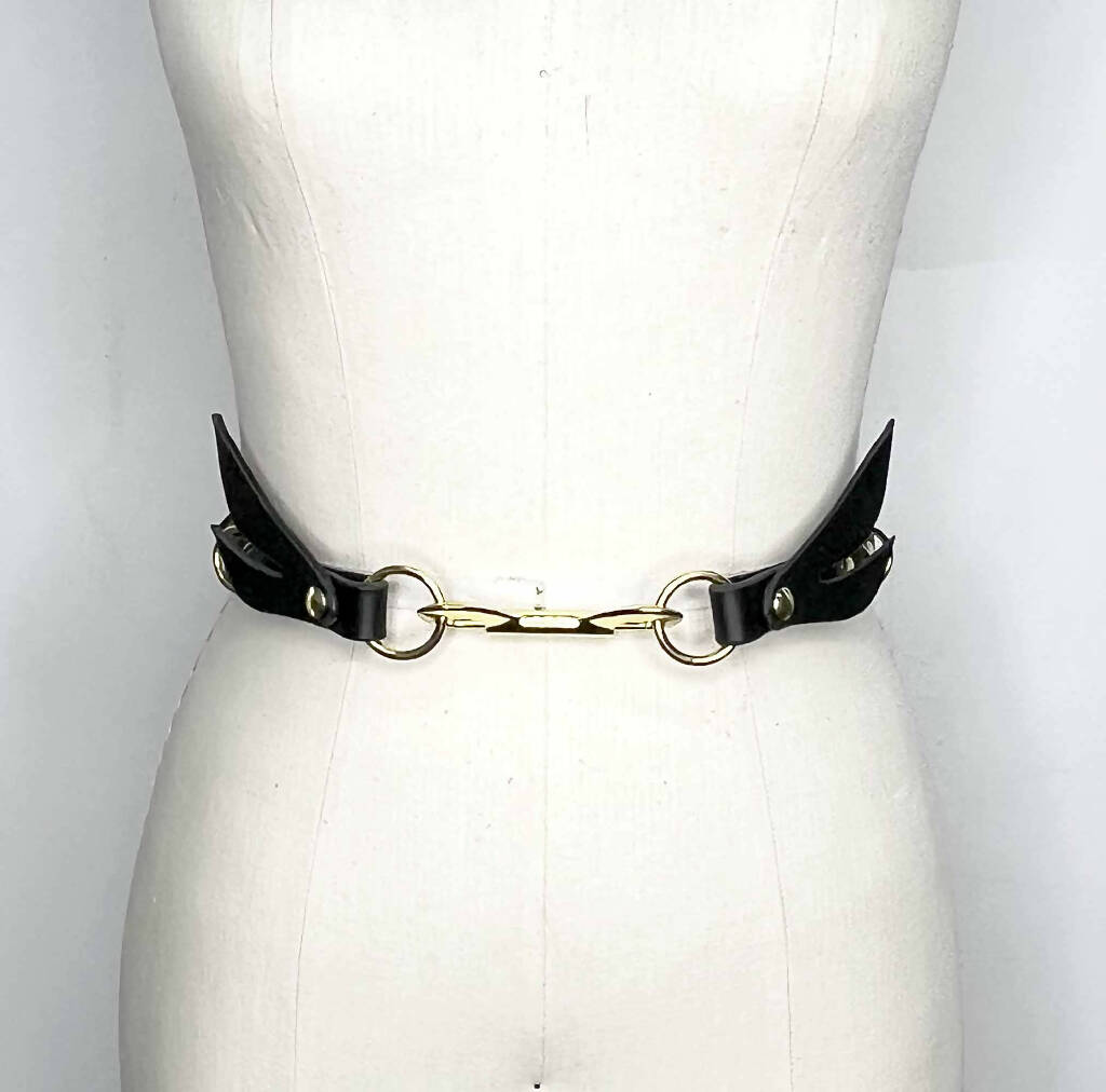 Seraphim Winged Leather Belt