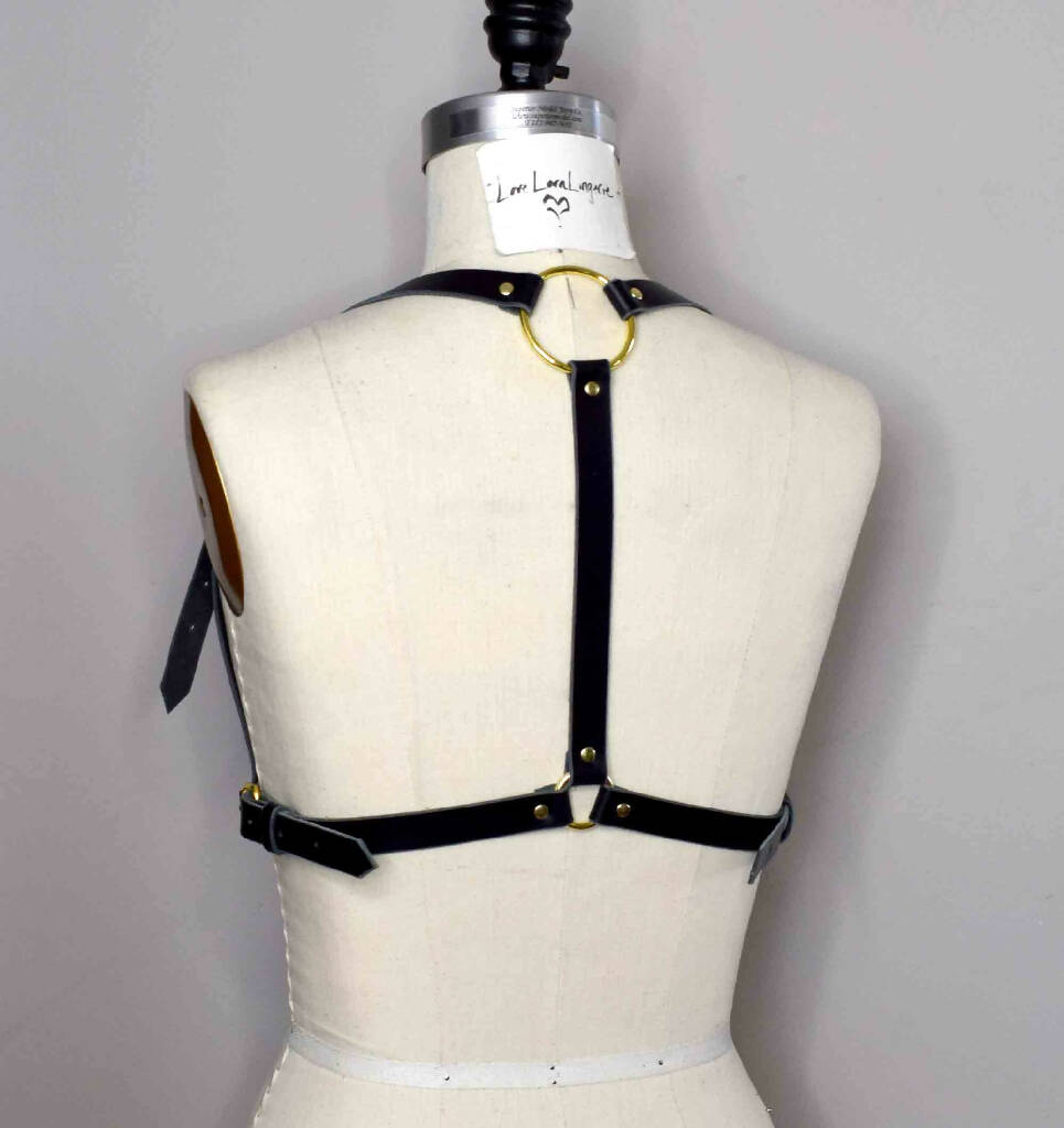 Jay Simple Leather Chest Harness