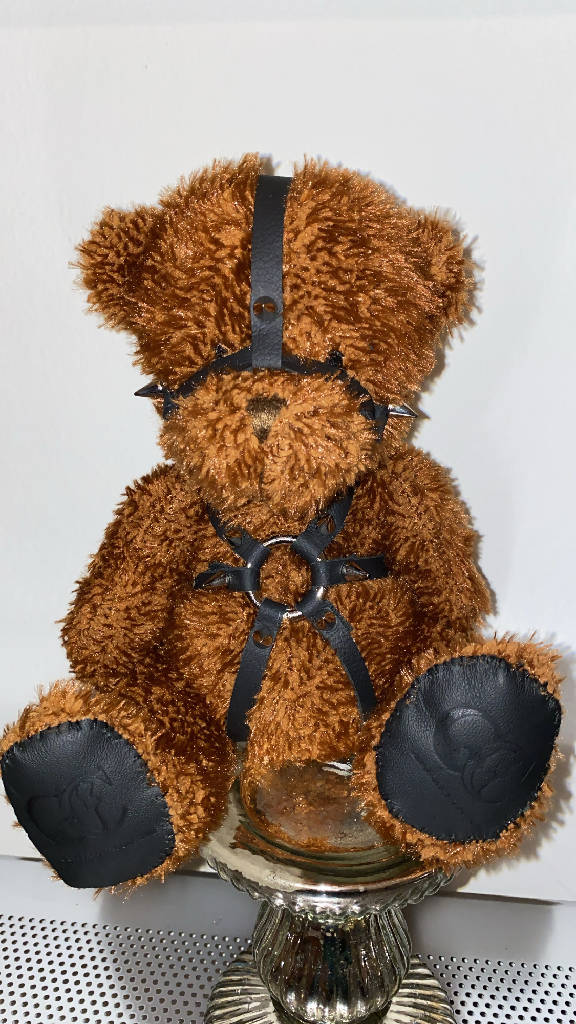 Mocha K Bear Kinky Bondage Teddy Bear