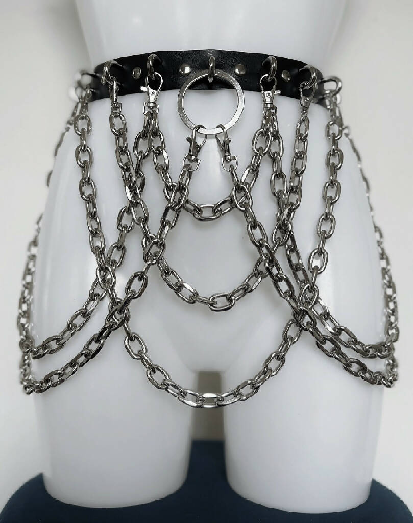 ROX STAR harness, choker and belt set