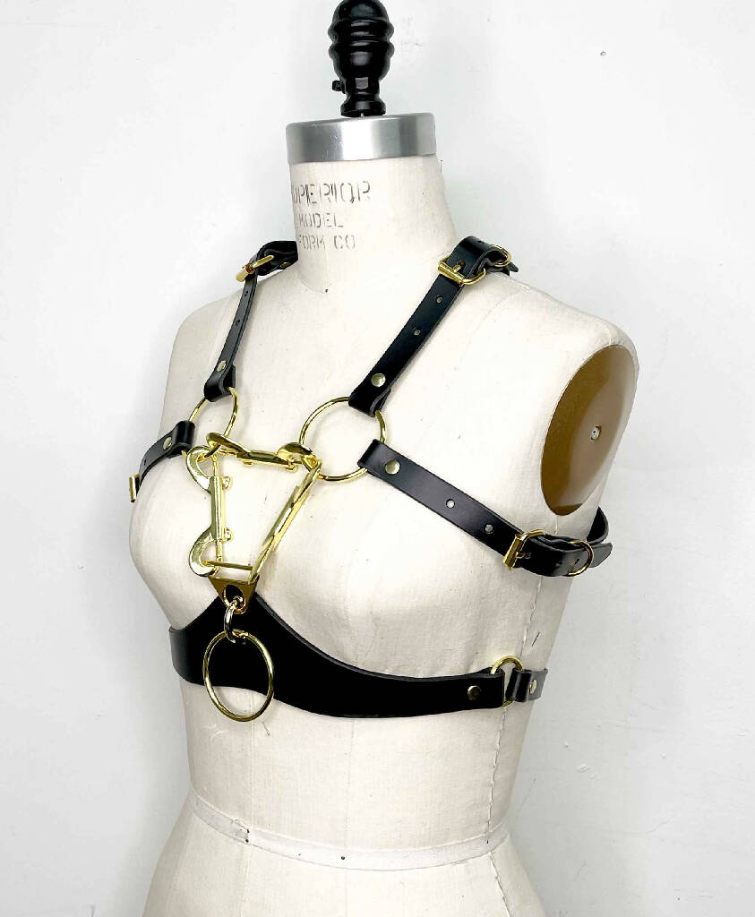 Seraphim Modular Leather Chest Harness