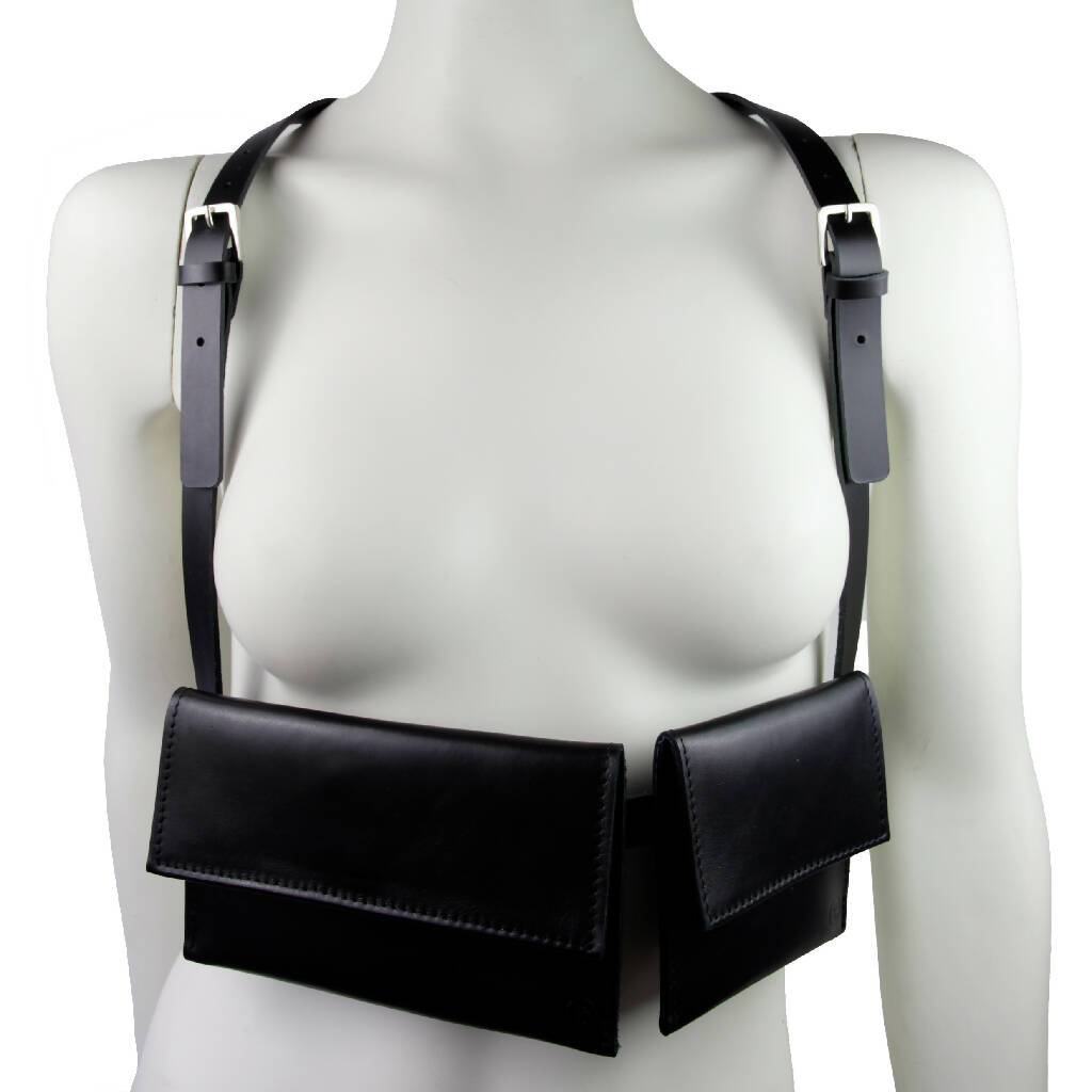 Leather Harness Bag Black