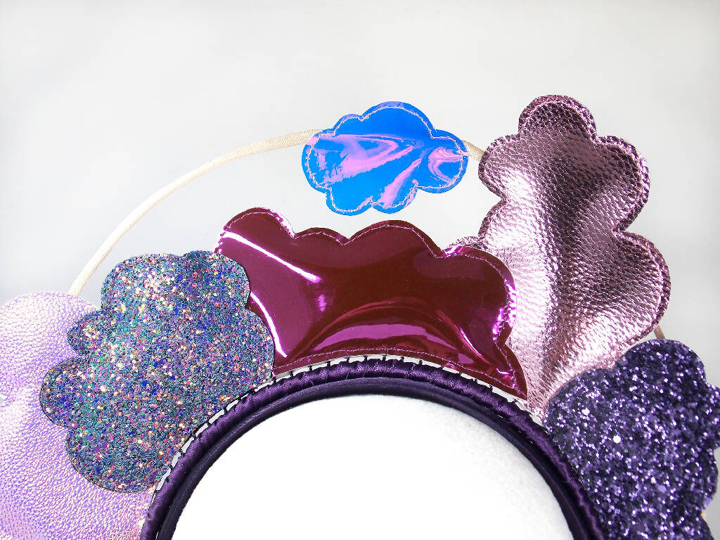 Pink cloud headdress 4