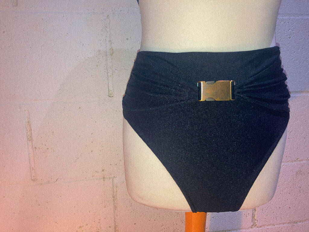 Moore pants with brass buckle