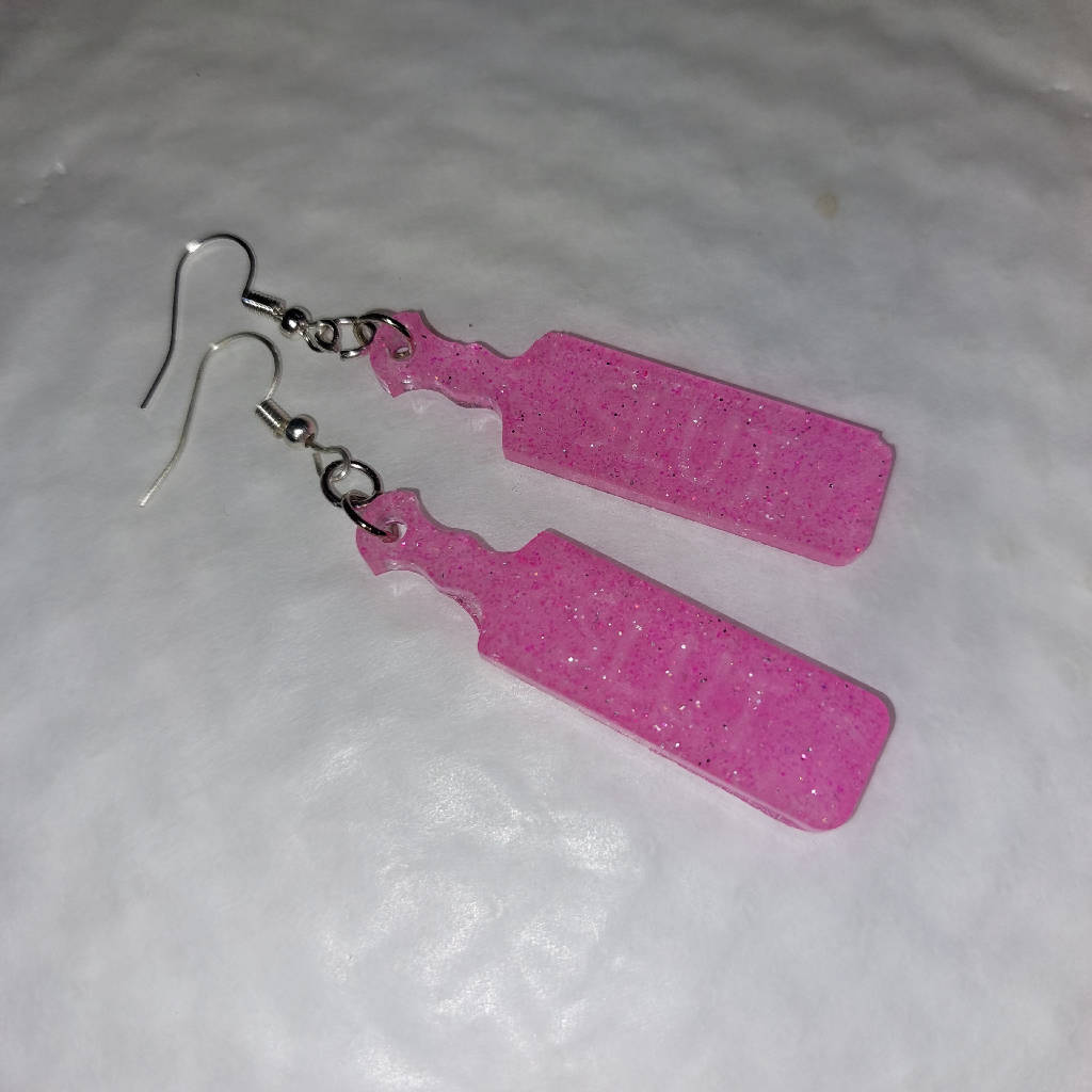 Slut Word Paddle Earrings