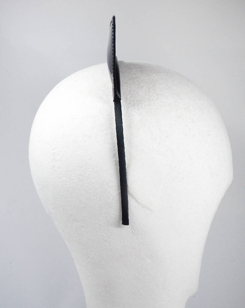Black gloss cat ear band 2
