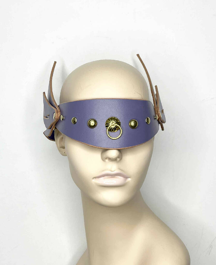 Seraphim Winged Leather Blindfold Visor