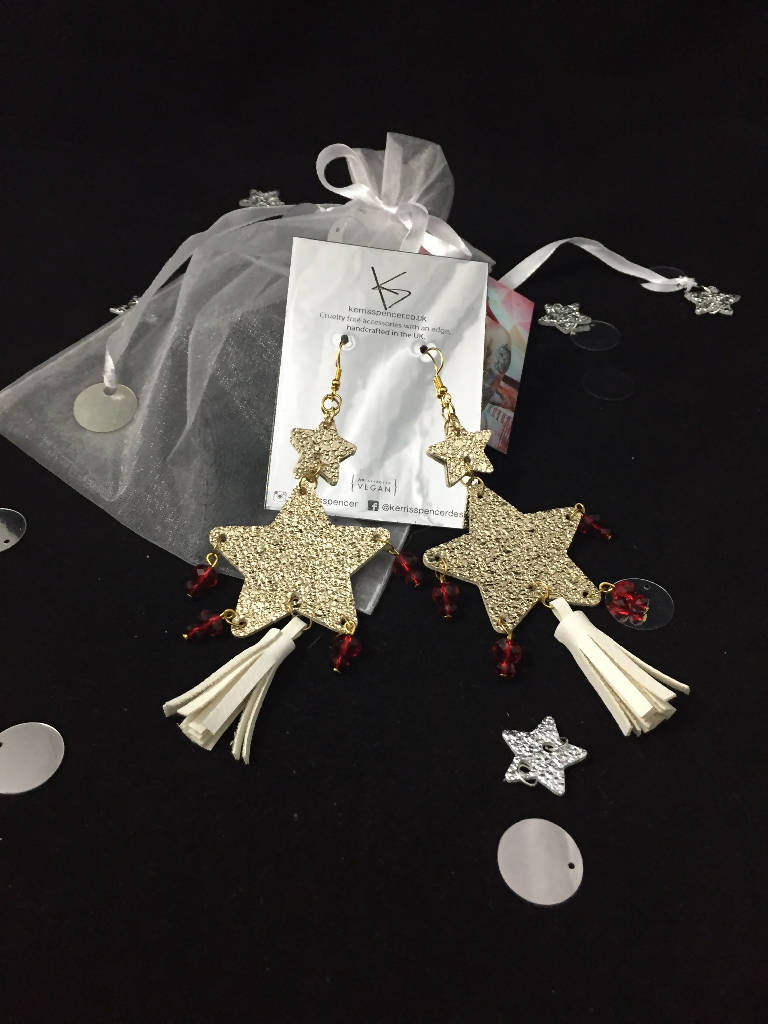 Double Star Earrings