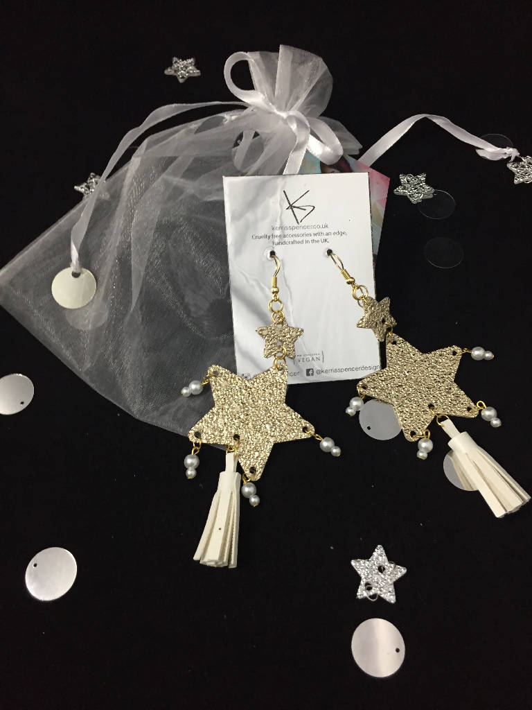 Double Star Earrings