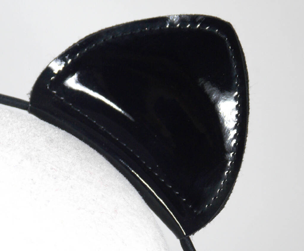 Black gloss cat ear band 3