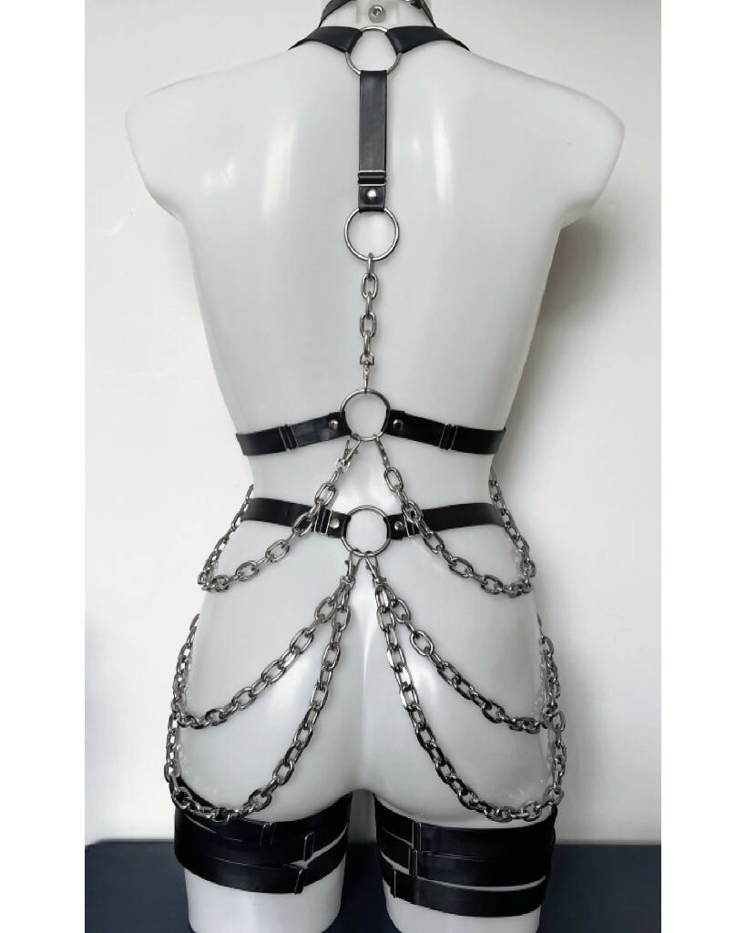 Dominique vegan leather harness