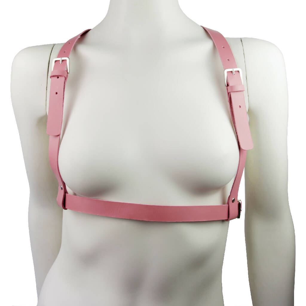 Leather Harness Pink