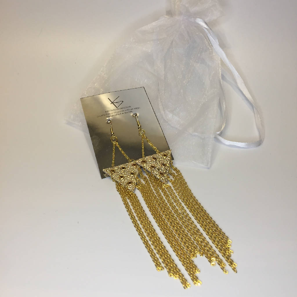 Chain Tassel Earrings