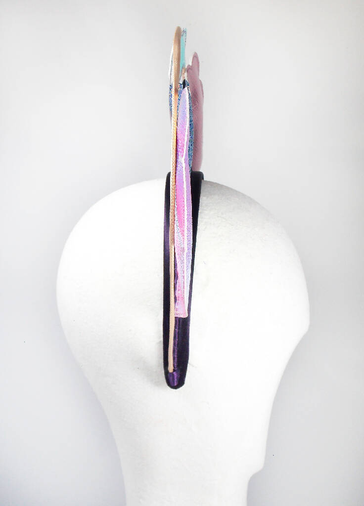 Pink cloud headdress 2