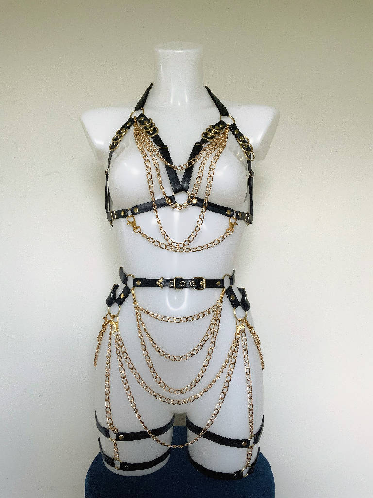 Ritual Full Body Vegan Leather Harness